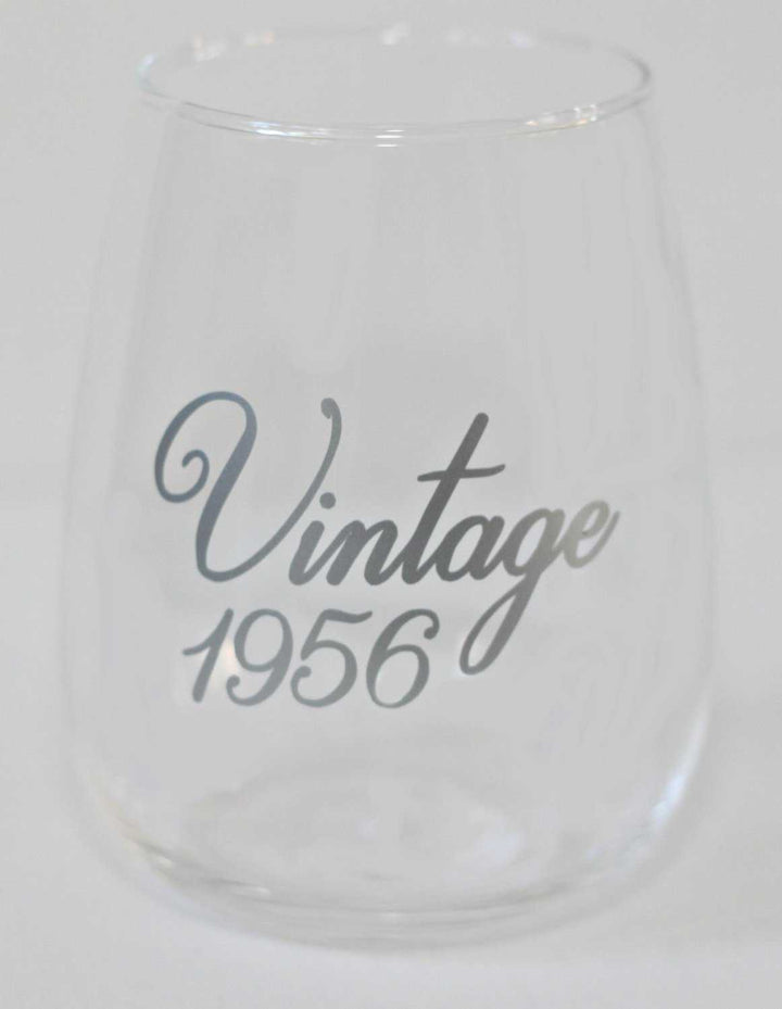60th Birthday Wine Glass - ILYB Designs