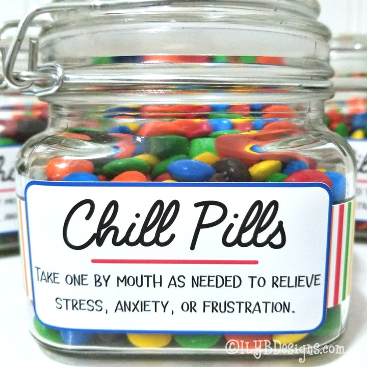 Chill Pills SVG, PNG, JPEG Cutting Files - ILYB Designs
